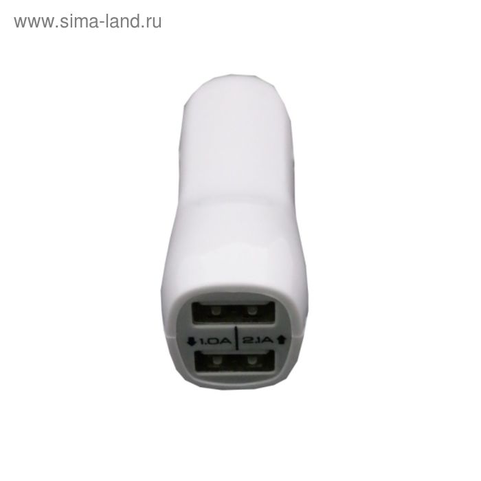 Разветвитель Intego C-22 белый 2 USB ,Авто З/У