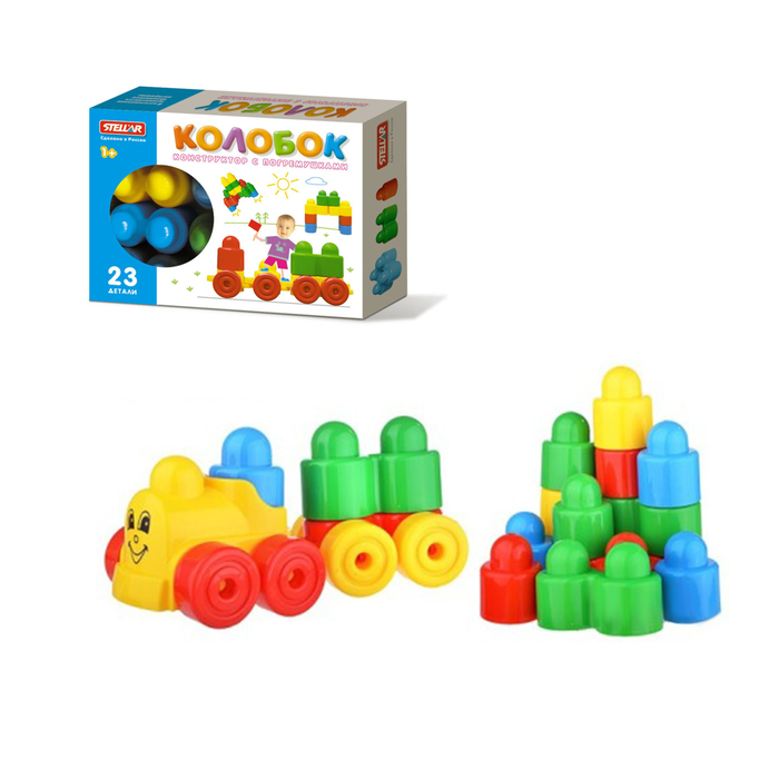 Конструктор "Колобок", 23 детали