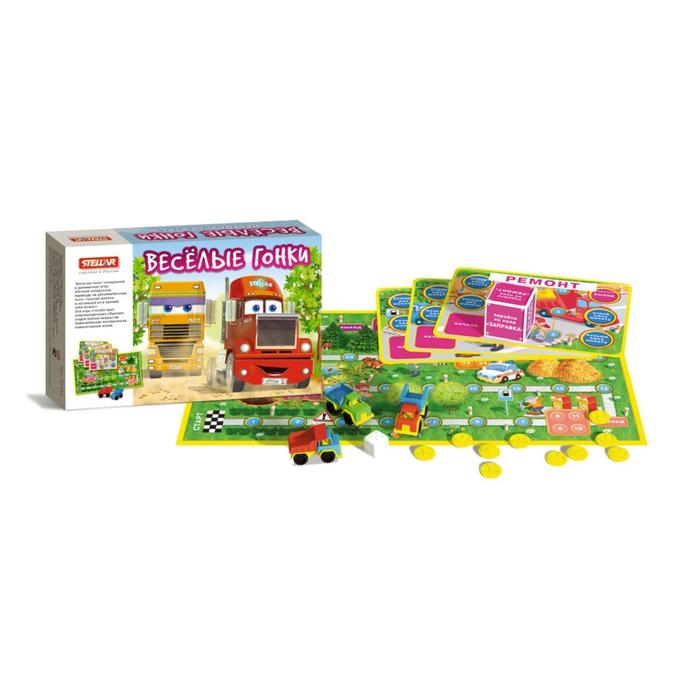 Настольная игра №33 "Весёлые гонки"