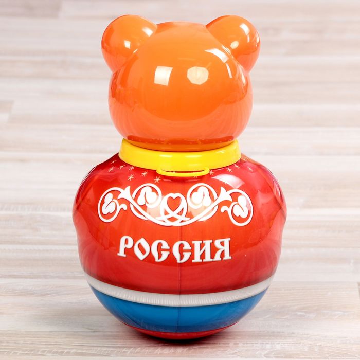 Неваляшка большая Бурый медведь "Потапыч", МИКС