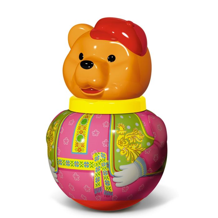 Неваляшка малая Бурый медведь "Потапыч", МИКС