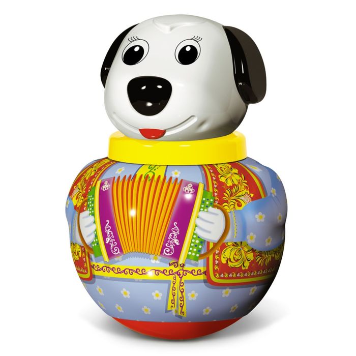 Неваляшка малая Собачка "Бим", МИКС