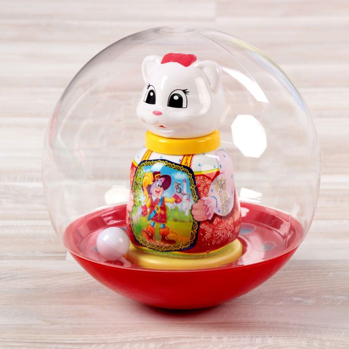 Неваляшка шар "Кошечка", МИКС