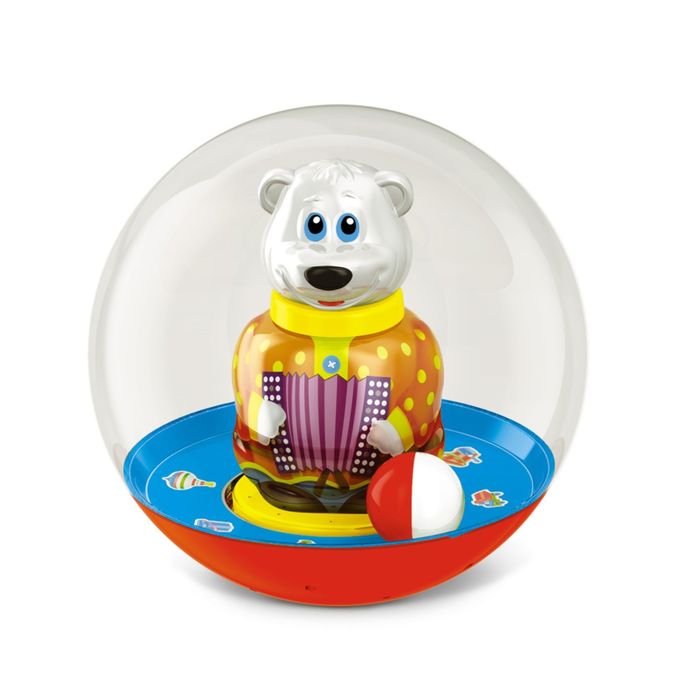 Неваляшка шар "Медведь Митя", МИКС