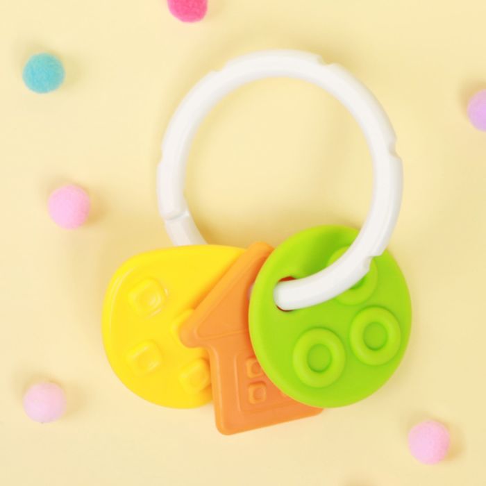 Прорезыватель с погремушкой, МИКС