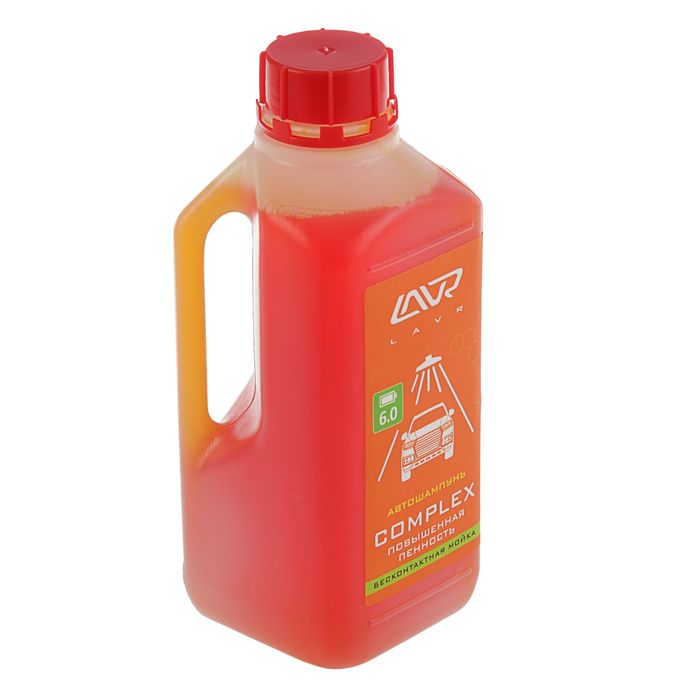 Автошампунь LAVR Complex бесконтакт, повышенная пенность 1:70, 1 л, бутылка