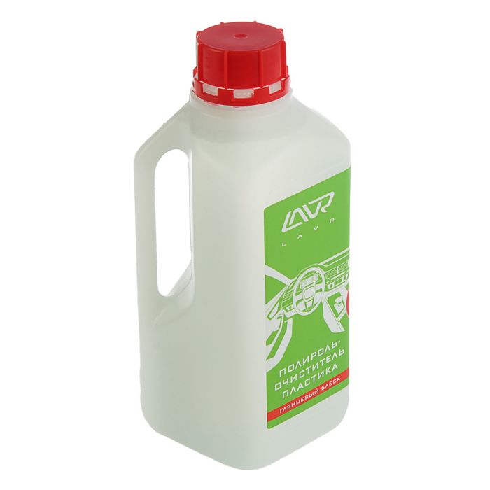 Полироль-очиститель пластика LAVR глянец, концентрат, 1 л, бутылка