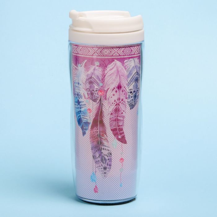 Термостакан "Перья", 350 мл