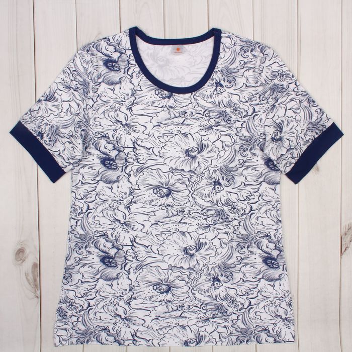 Футболка женская, размер 48, рост 170-176 см, цвет тёмно-синий