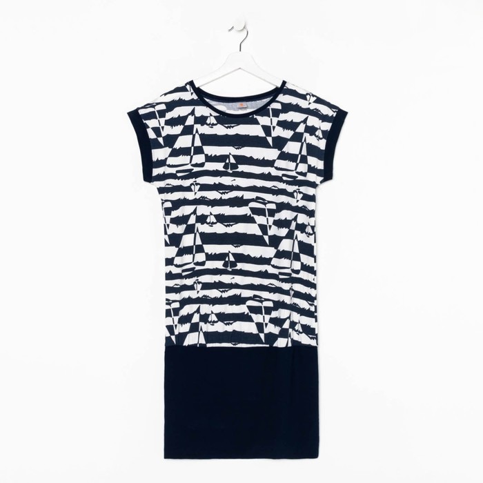 Туника женская, размер 44, рост 158-164 см, цвет тёмно-синий