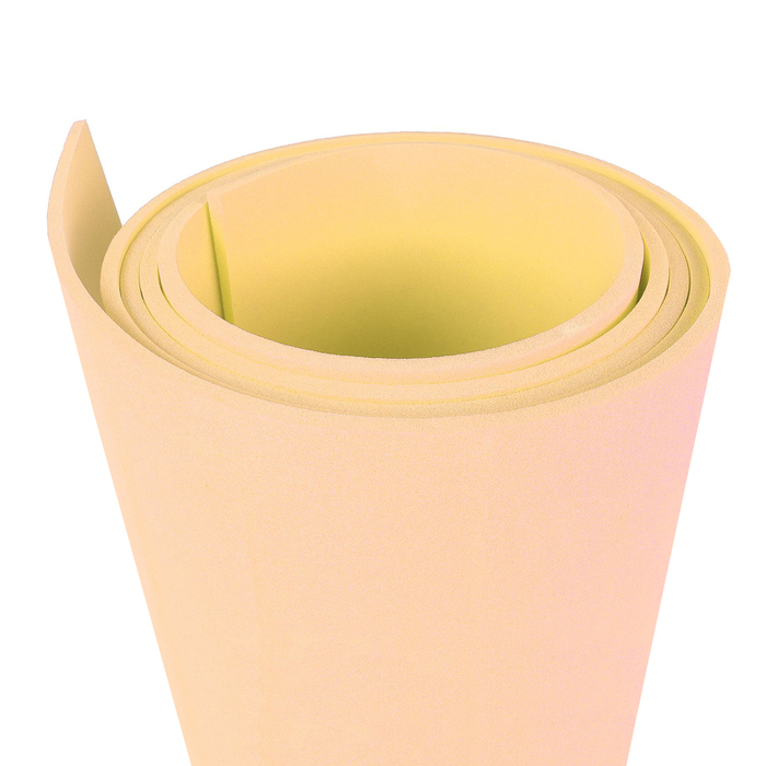 Коврик туристический ЭВА 1800*600*8мм цвет желтый