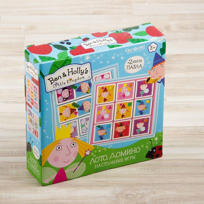 Настольная игра "Лото, домино. 2 в 1"