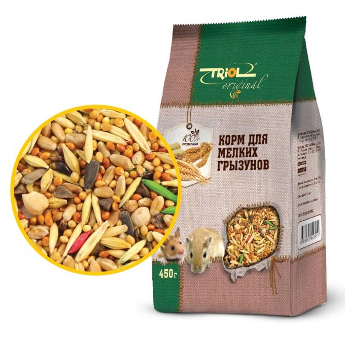 

Корм Triol для мелких грызунов, 450 г.