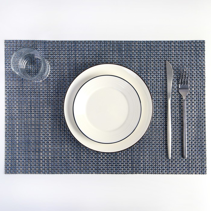 Салфетка кухонная "Море" 45х30 см, цвет синий