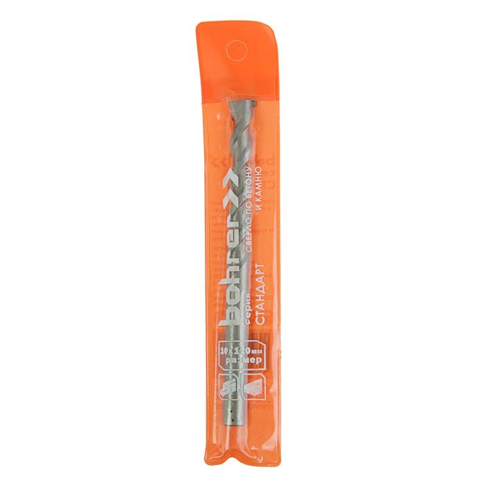 Сверло Bohrer " Стандарт", по бетону и камню 10х120 мм