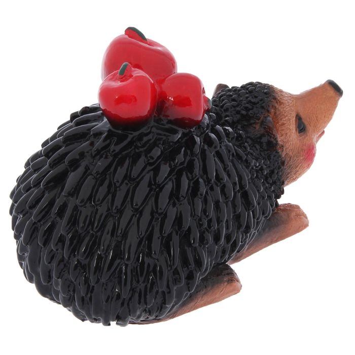 Садовая фигура "Еж с тремя яблоками" 19x13 см