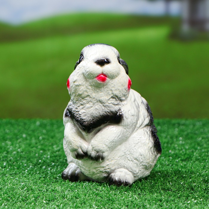 Садовая фигура "Заяц стоит" 12x15 см