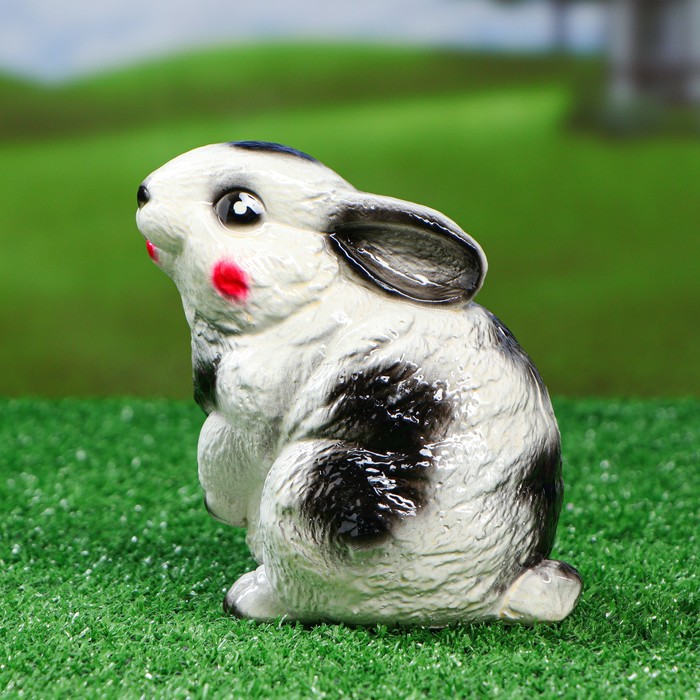 Садовая фигура "Заяц стоит" 12x15 см