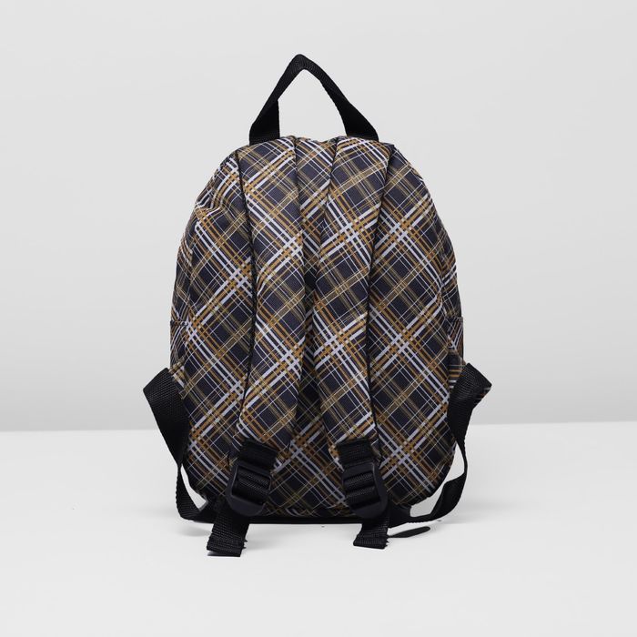 Рюкзак на молнии, 1 отдел, наружный карман, цвет коричневый