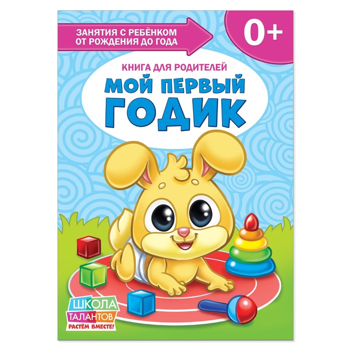 Книга Школа Талантов "Мой первый годик", первый год обучения, 12 стр. + вкладыш