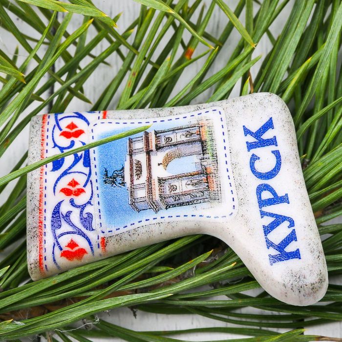 Магнит в форме валенка «Курск», 5,2 х 3,3 см