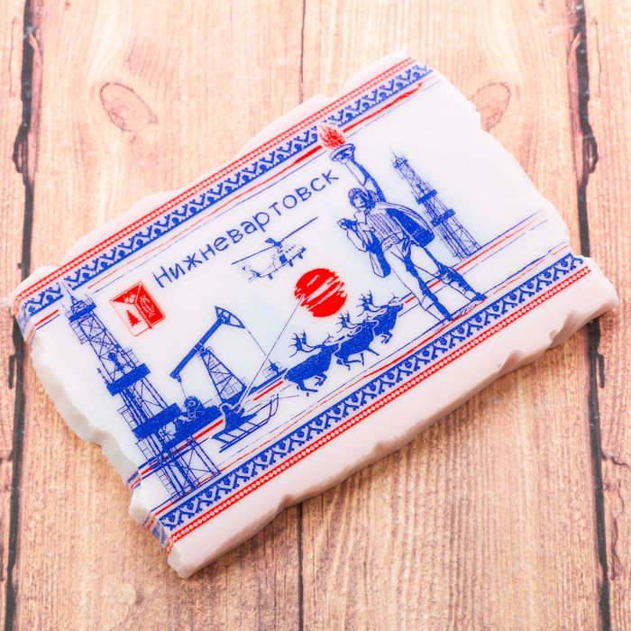 Магнит в форме фрески «Нижневартовск»