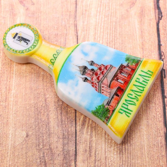 Магнит в форме колокольчика "Ярославль", 7,8*4,8 см