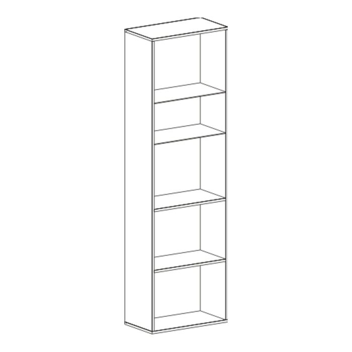 Шкаф-витрина «Кёльн» 1960 Дуб Сонома