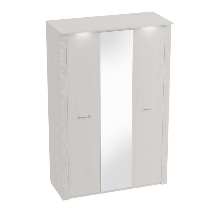 Шкаф 3-дверный Cпальня Элана Бодега белая