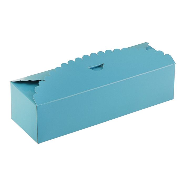 Коробка для сладостей 21 х 7 х 5,5 см, лазурно-серый