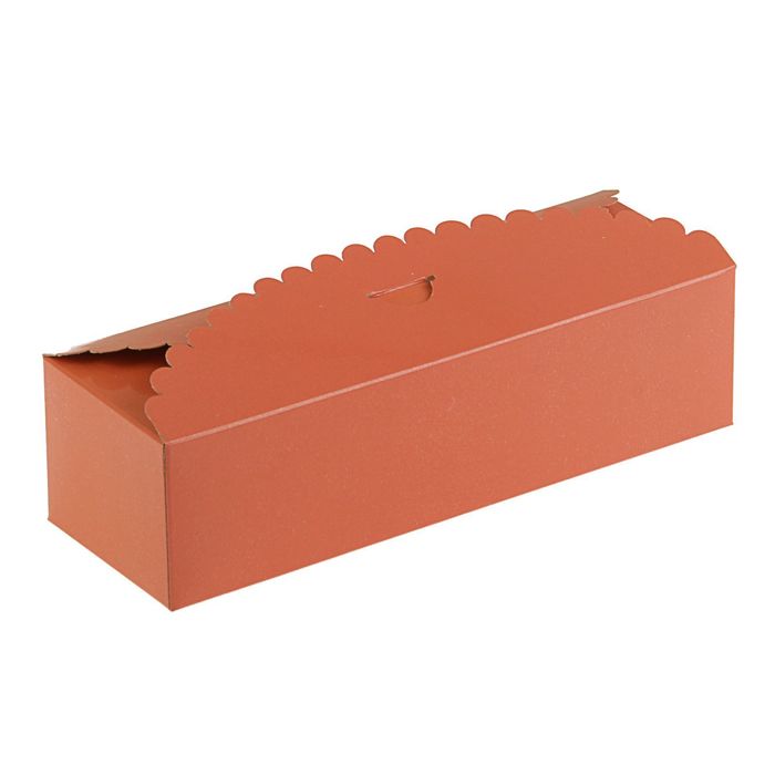 Коробка для сладостей 21 х 7 х 5,5 см, морковный