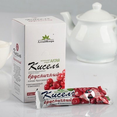 Кисель брусничный (стик) 20 г