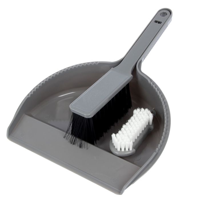 Набор "ЛАУРА" щетка с совком  + щетка для рук в подарок