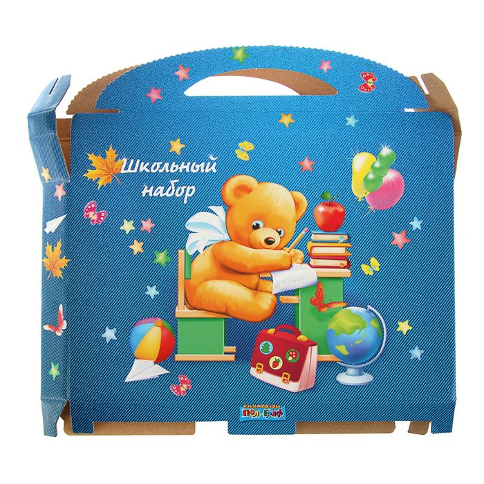 Коробка для школьного набора "Джинс", 310х220х42мм