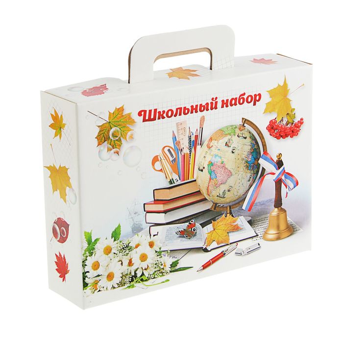 Коробка для школьного набора "Успехов в учёбе", 320х230х75мм