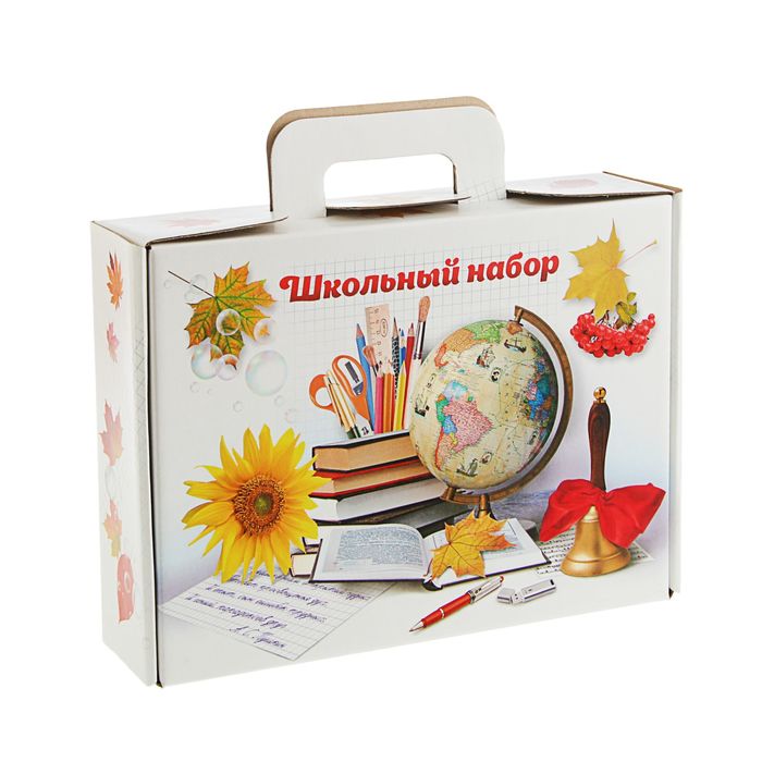 Коробка для школьного набора "Успехов в учёбе", 320х230х75мм