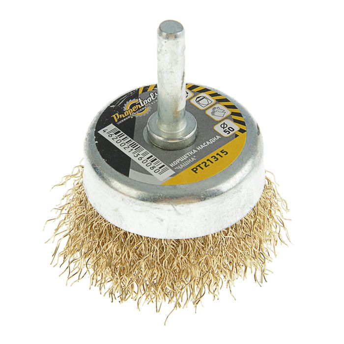 Корщетка насадка Propertools "Чашка", для дрели, 50 мм