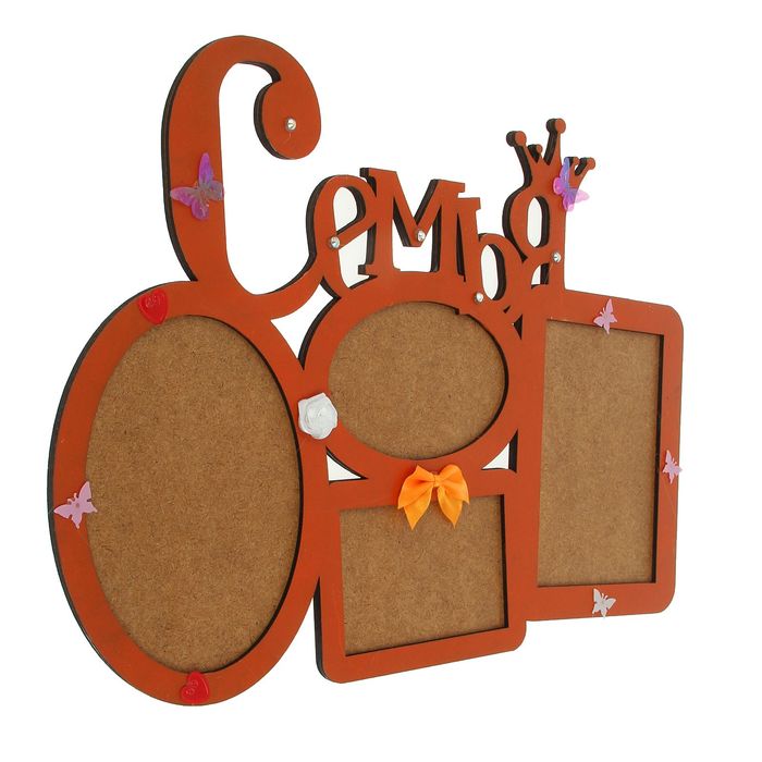 Фоторамка на 4 фото 10х14 см, 7х10 см, 6х9,5 см, 8,5х13 см "Семья"