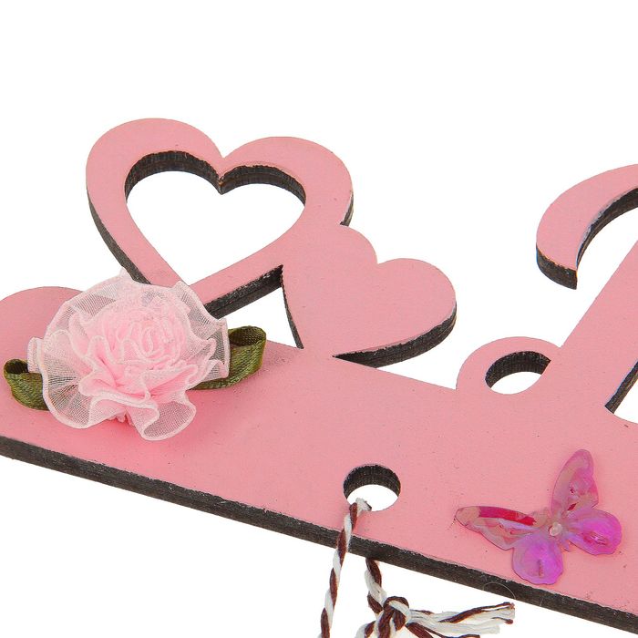 Фоторамка на 3 фото 12х12 см "Доченька"