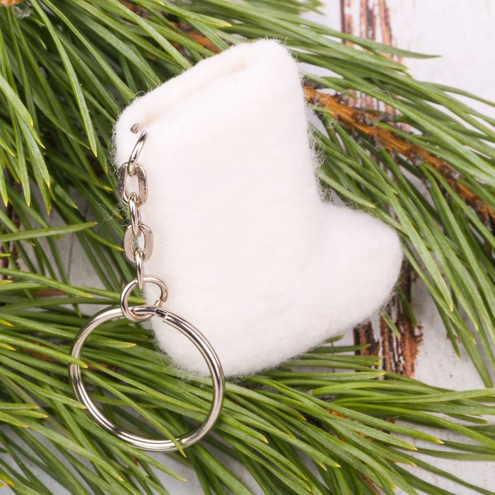 Брелок-валенок ручная работа «Киров. Дымковская игрушка»