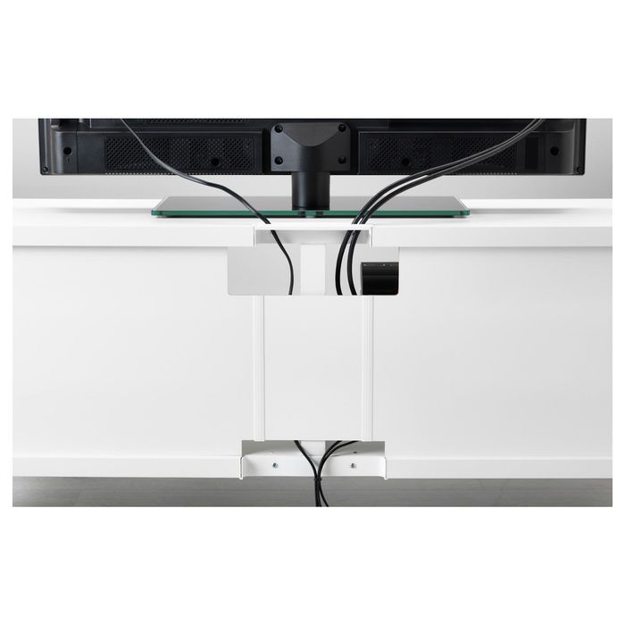 Тумба под ТВ, цвет белый БЕСТО