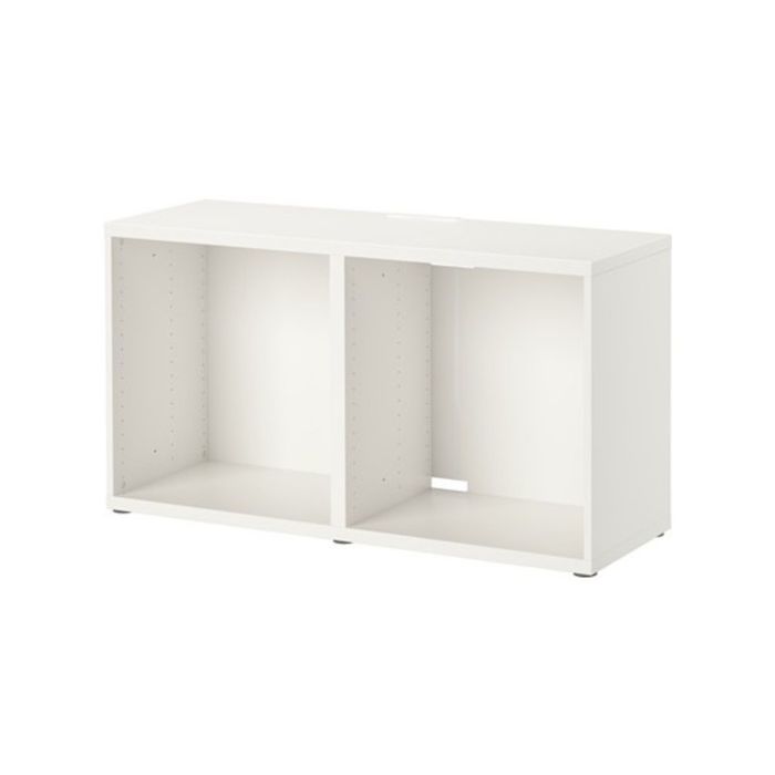 Тумба под ТВ, цвет белый БЕСТО