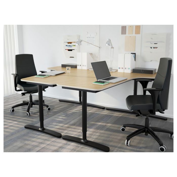 Столешница с вырезом, левая, дубовый шпон БЕКАНТ