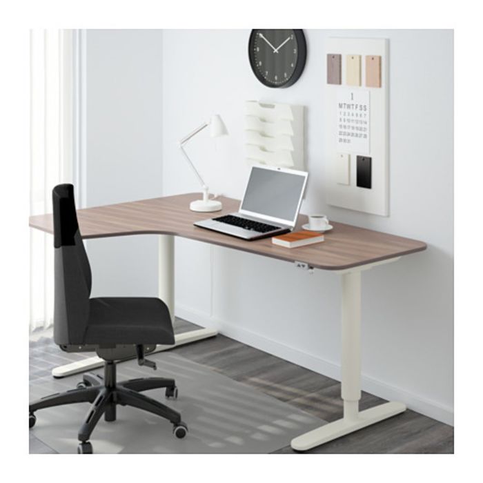 Столешница с вырезом, левая, цвет серый БЕКАНТ