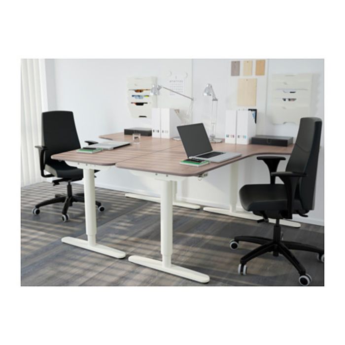 Столешница с вырезом, левая, цвет серый БЕКАНТ