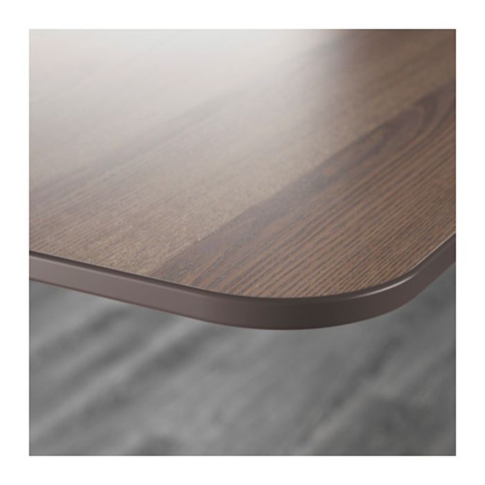 Столешница с вырезом, левая, цвет серый БЕКАНТ