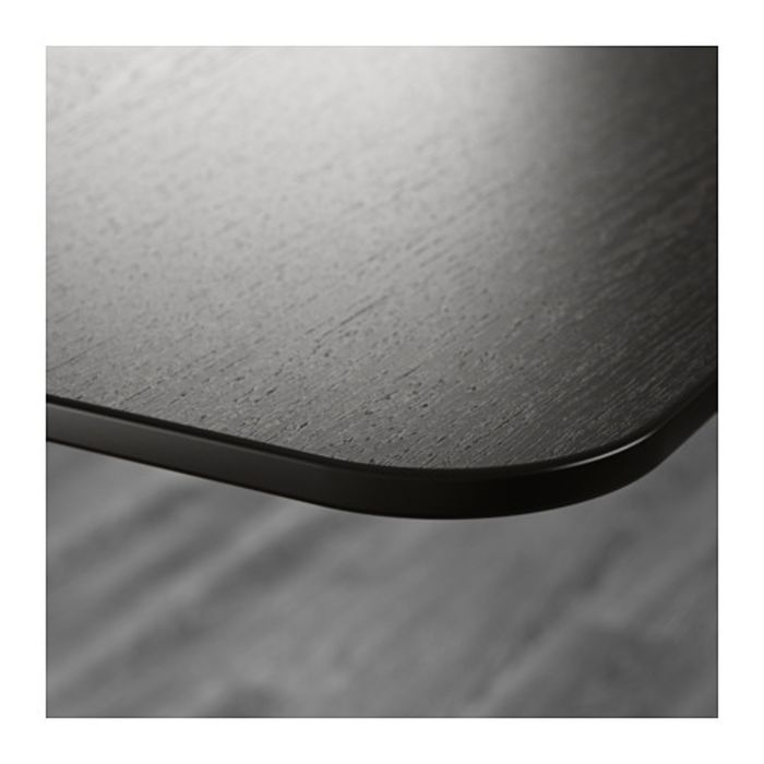 Столешница с вырезом, левая, цвет черно-коричневый БЕКАНТ