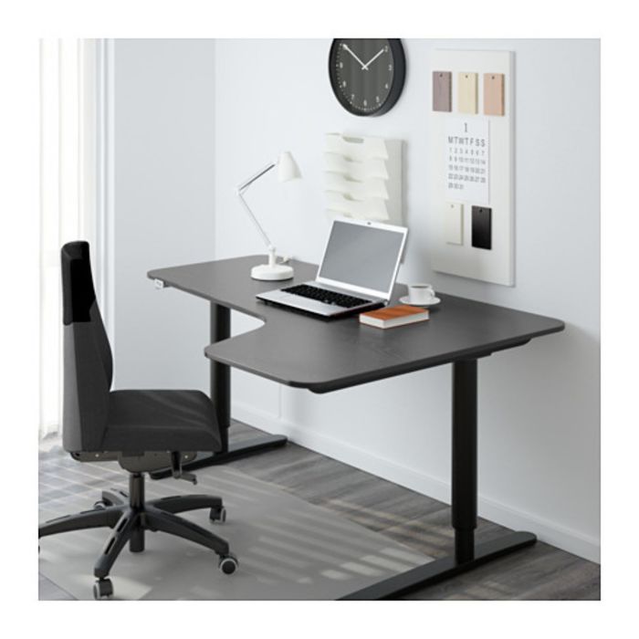 Столешница с вырезом, правая, цвет черно-коричневый БЕКАНТ