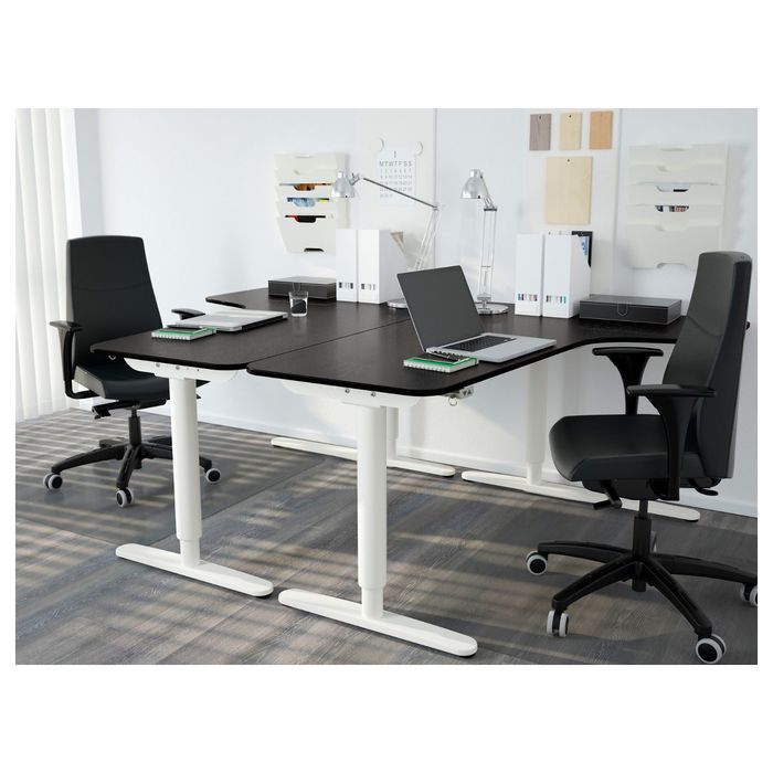 Столешница с вырезом, правая, цвет черно-коричневый БЕКАНТ