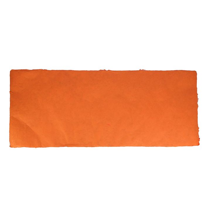 Бумага ручной работы, Dokmai, гладкая, оранжевый, 65 х 125 см